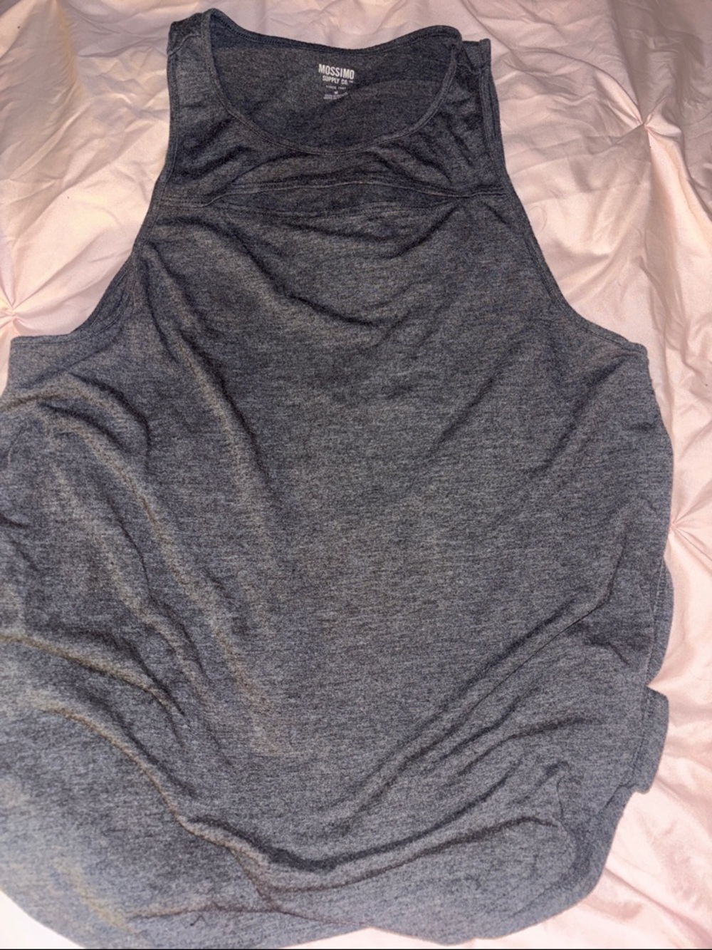 Mossimo Supply Co. Charcoal Racerback Tank Top